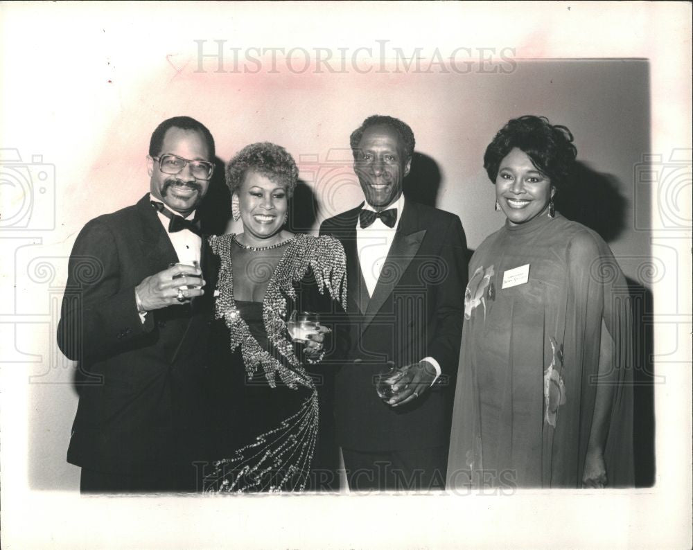 1988 Press Photo Barbara Rose Collins politician U.S - Historic Images
