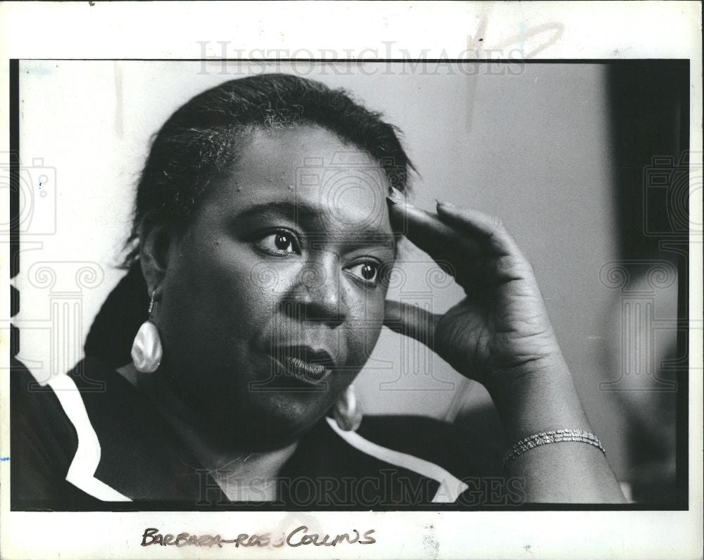 1994 Press Photo Barbara Rose Collins congresswoman - Historic Images