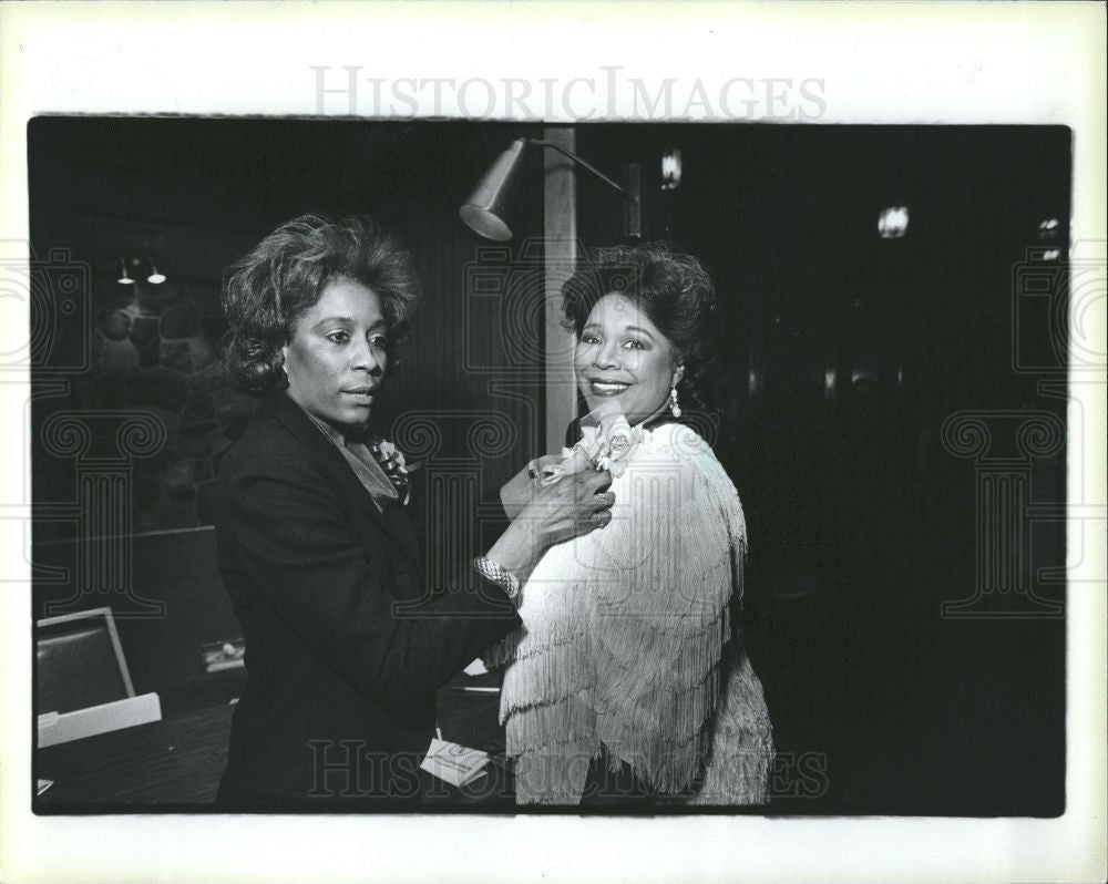 1986 Press Photo Barbara-Rose Collins, Councilwoman - Historic Images