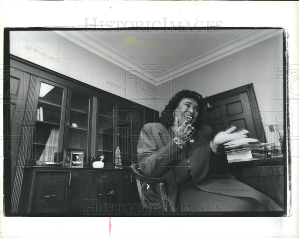 1991 Press Photo Barbar Rose Collins - Historic Images