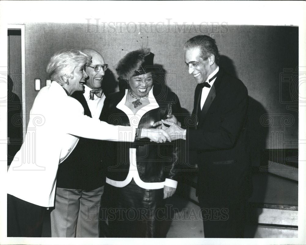 1993 Press Photo Barbara Rose Collins politician U.S - Historic Images