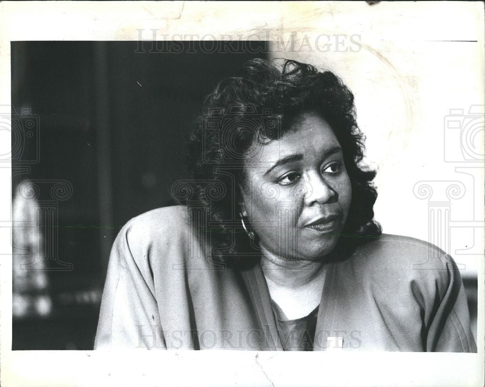 1994 Press Photo Barbara-Rose Collins Councilwoman - Historic Images