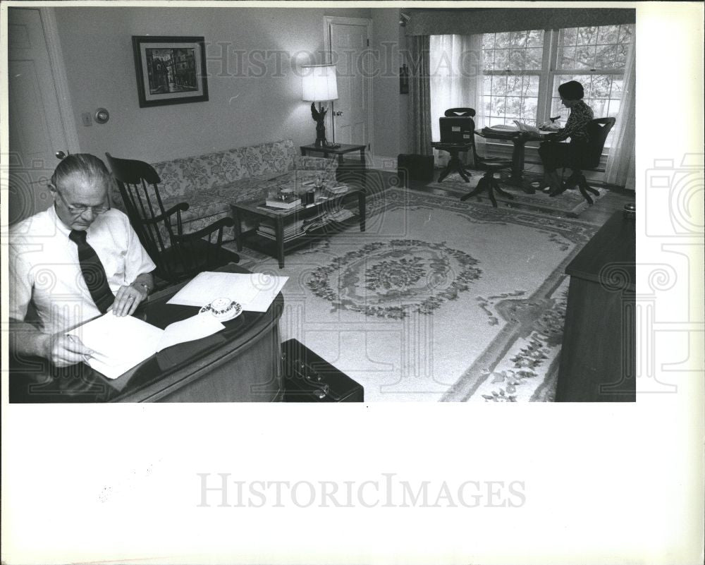 1970 Press Photo JUDGE COLEMAN  HOME - Historic Images