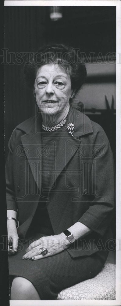 1966 Press Photo Countess Cyril Tolstoi - Historic Images