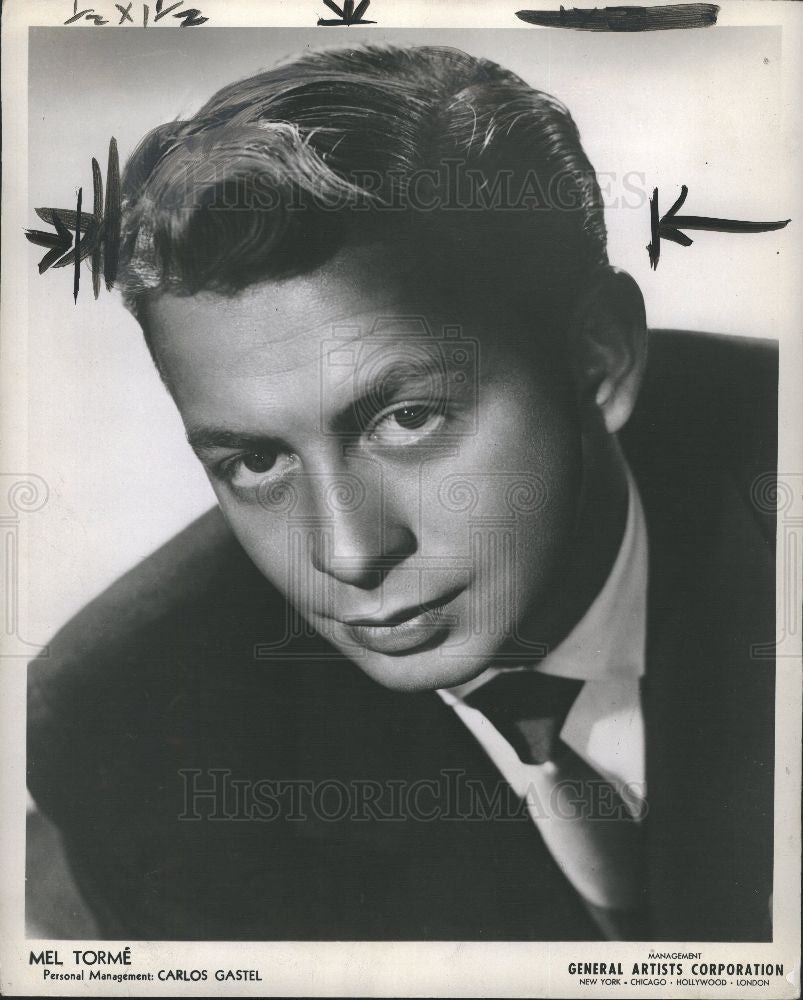 1952 Press Photo Mel Torme actor, singer, author - Historic Images
