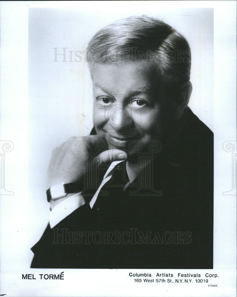 1987 Press Photo Mel TormÃƒÆ’Ã†â€™Ãƒâ€šÃ‚Â© - Historic Images