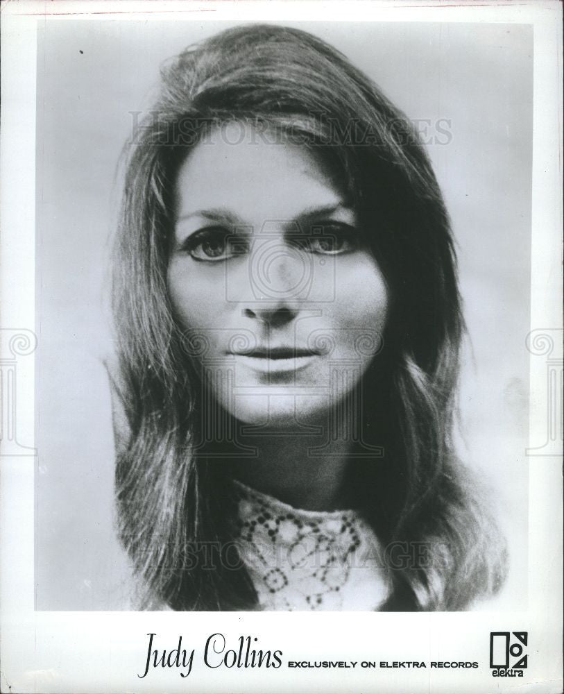 Press Photo Judy Collins Elektra singer writer - Historic Images