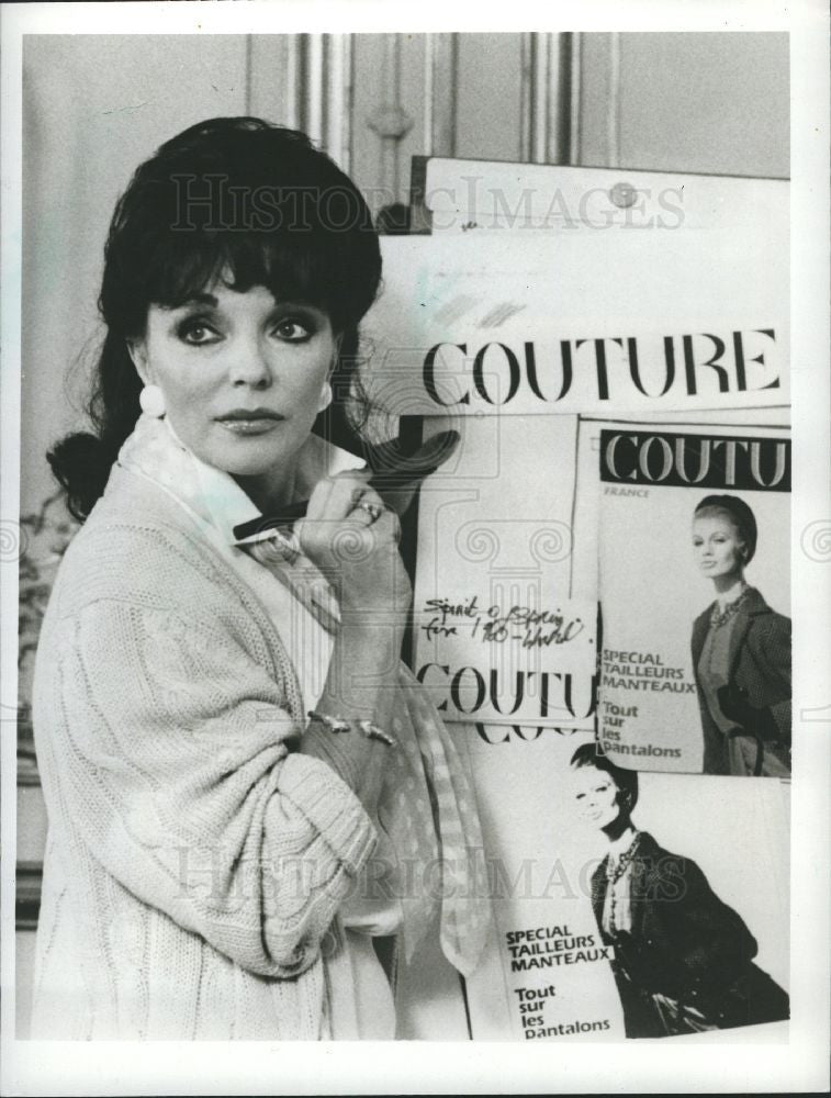 1989 Press Photo Joan Collins English actress - Historic Images