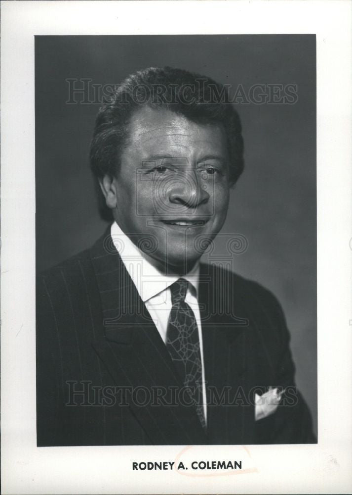 1990 Press Photo Rodney Coleman Federal Advisory Board - Historic Images