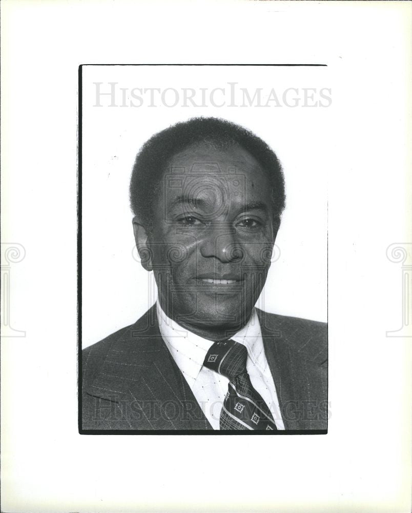 1986 Press Photo Dr. Oliver Coleman - Historic Images