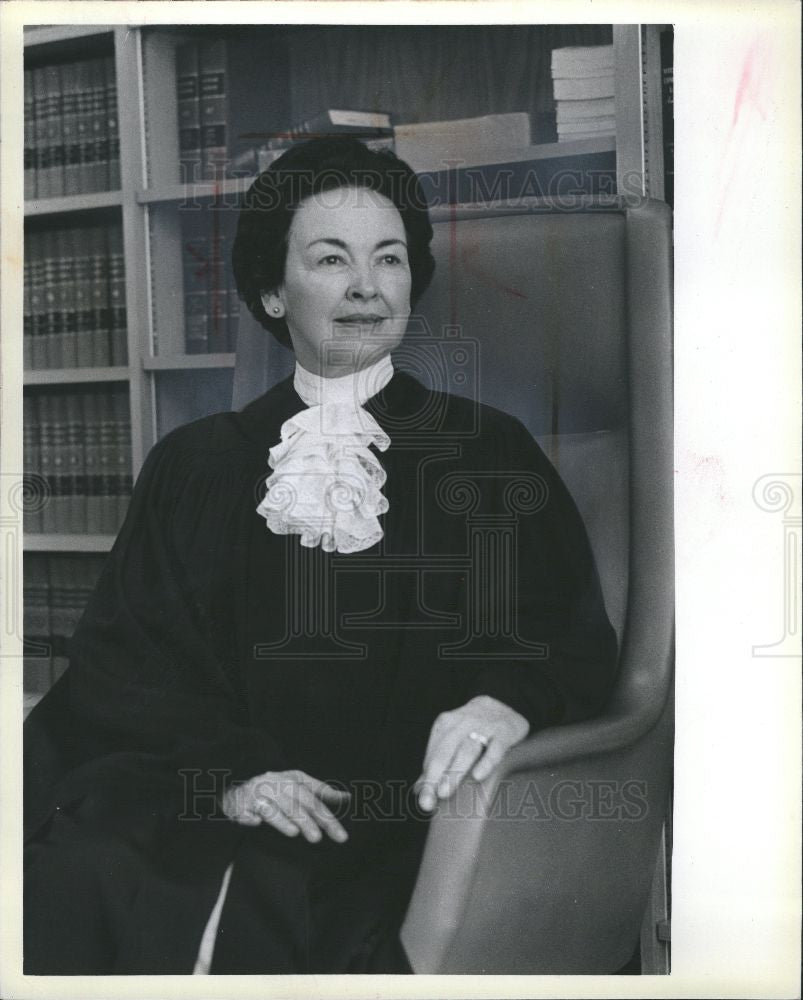 1979 Press Photo Mary Coleman Judge Michigan Supreme - Historic Images