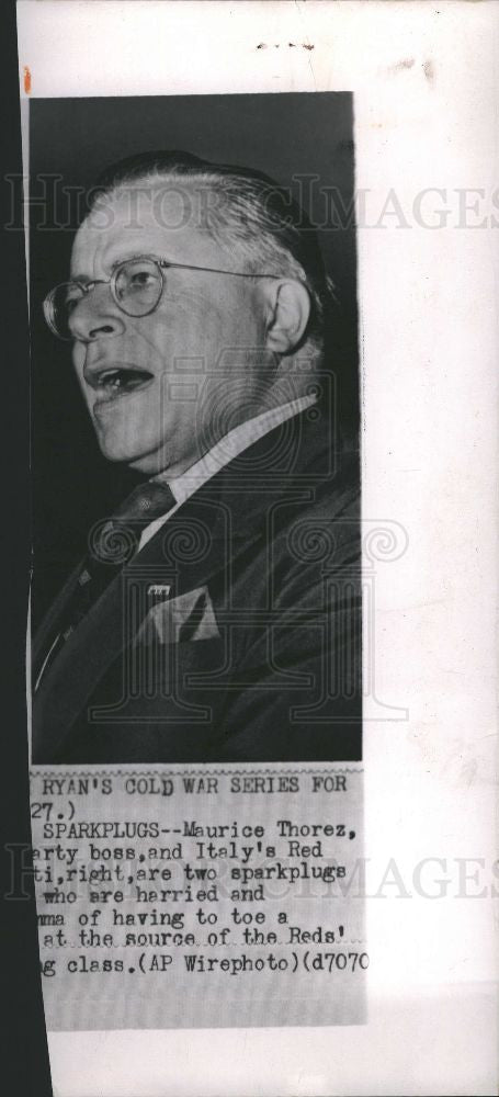 1955 Press Photo Maurice Thores - Historic Images