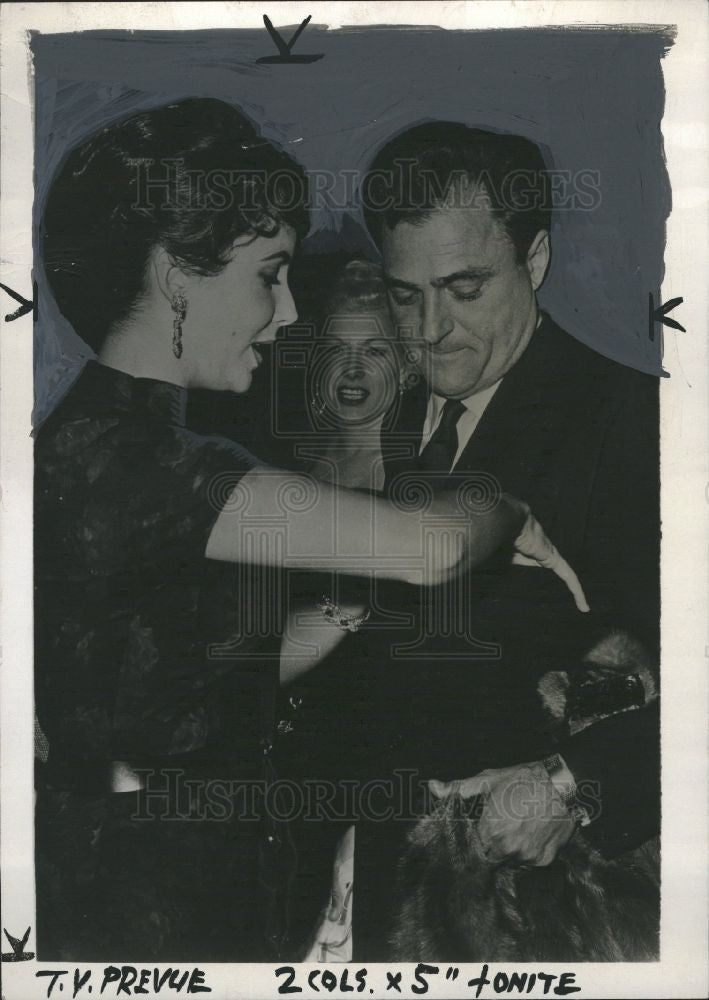 1957 Press Photo Elizabeth Taylor actress - Historic Images