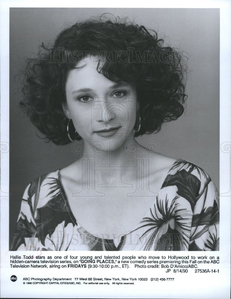 1991 Press Photo Hallie Todd in &#39;Going Places&#39; - Historic Images