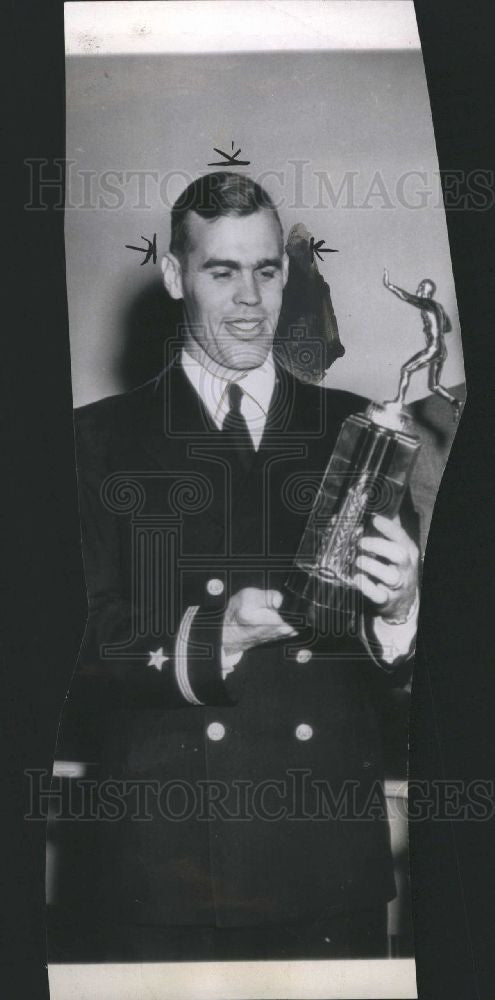 1944 Press Photo Dick Todd Bob Smith Memorial Trophy - Historic Images