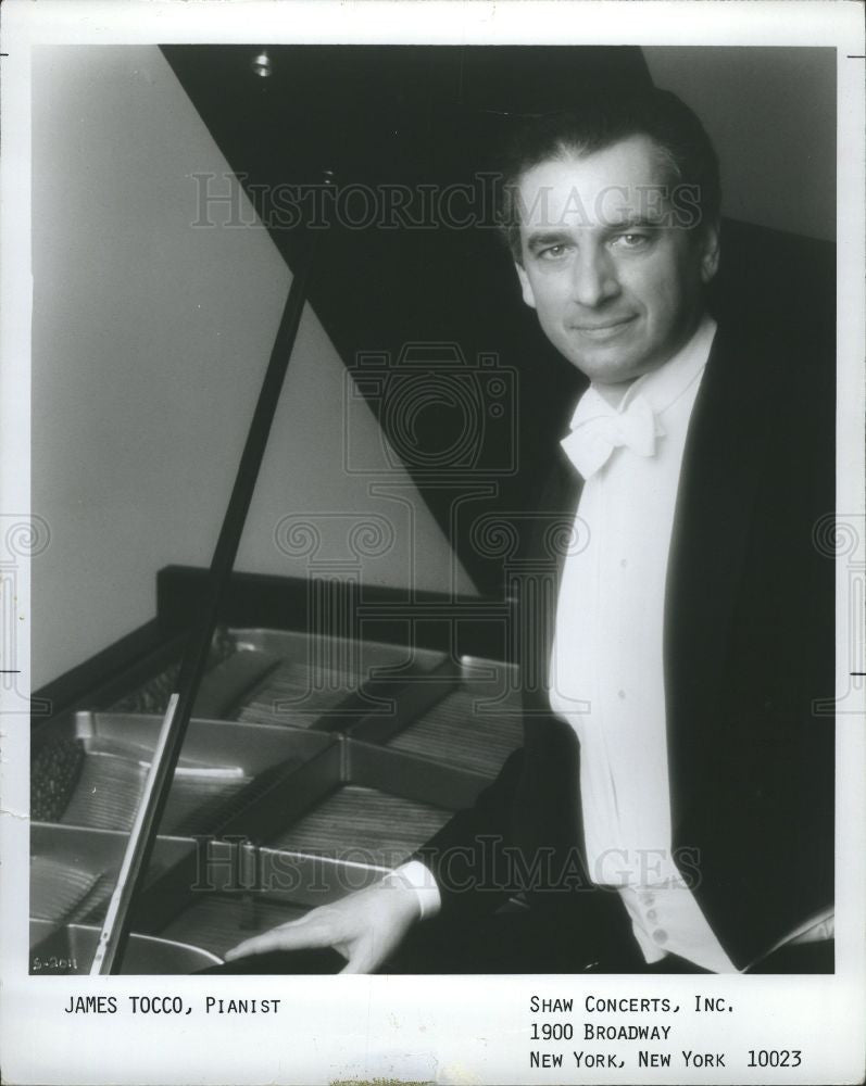 1991 Press Photo James Tocco concert pianist recitalist - Historic Images