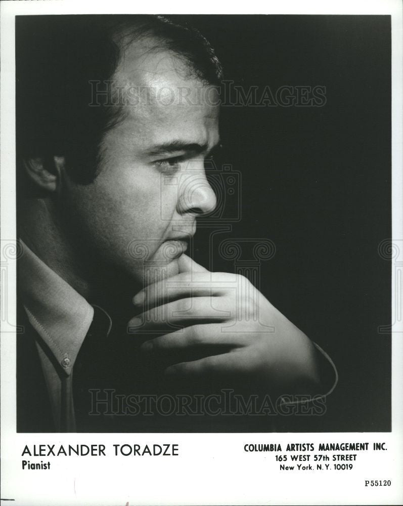 1986 Press Photo Alexander Toradze Pianist Russian 1986 - Historic Images