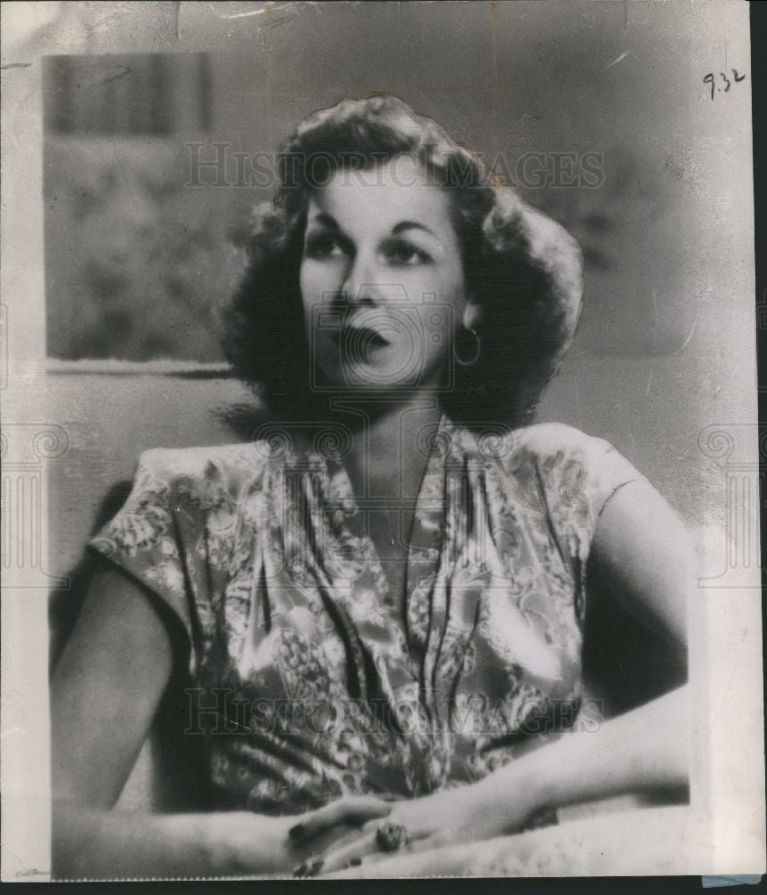 1944 Press Photo Gloria Baker Topping socialite - Historic Images