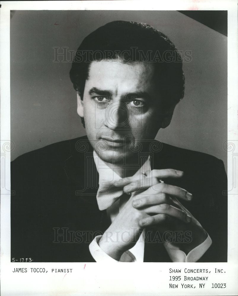 1986 Press Photo Pianist - Historic Images