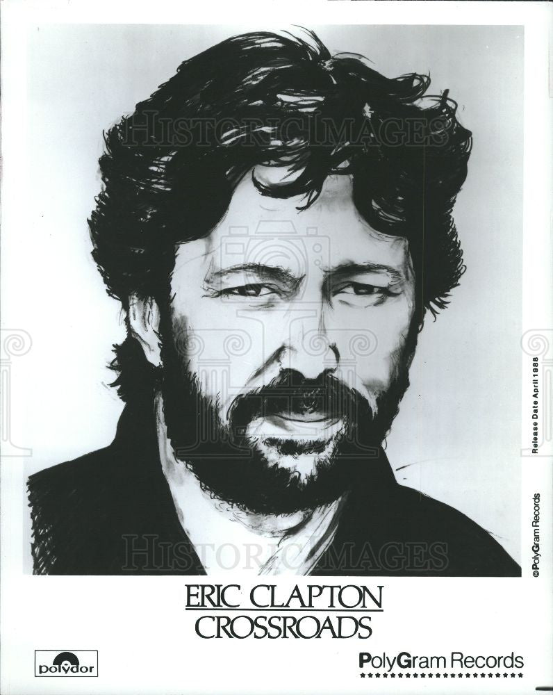 Press Photo Eric Clapton guitarist vocalist writer - Historic Images