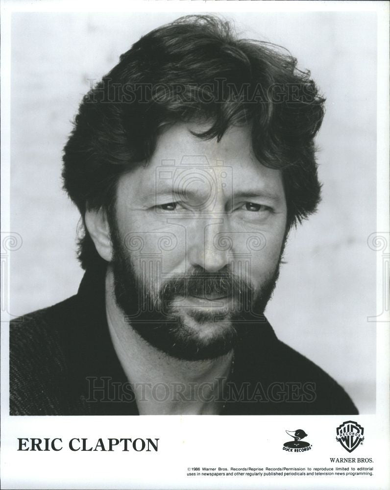 Press Photo Eric Patrick Clapton music guitarist - Historic Images