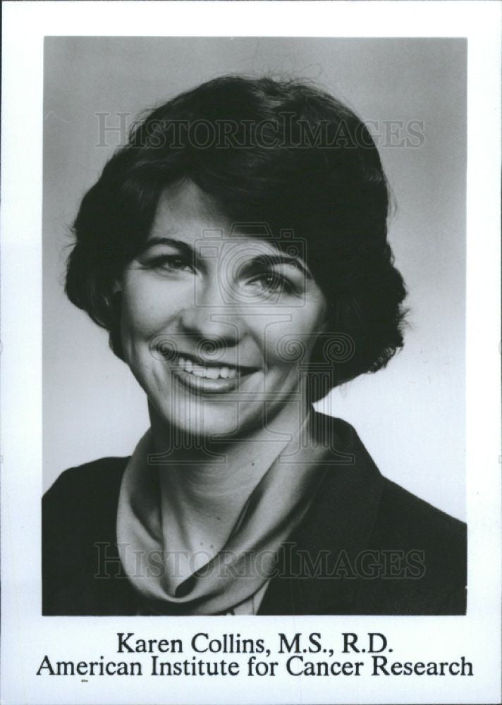 1997 Press Photo Karen Collins American Cancer Research - Historic Images