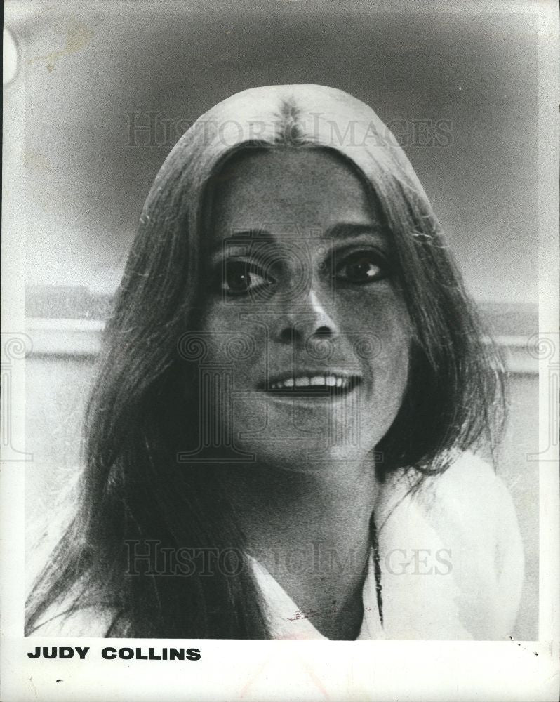 1969 Press Photo Judy Collins American  Pop Rock Singer - Historic Images