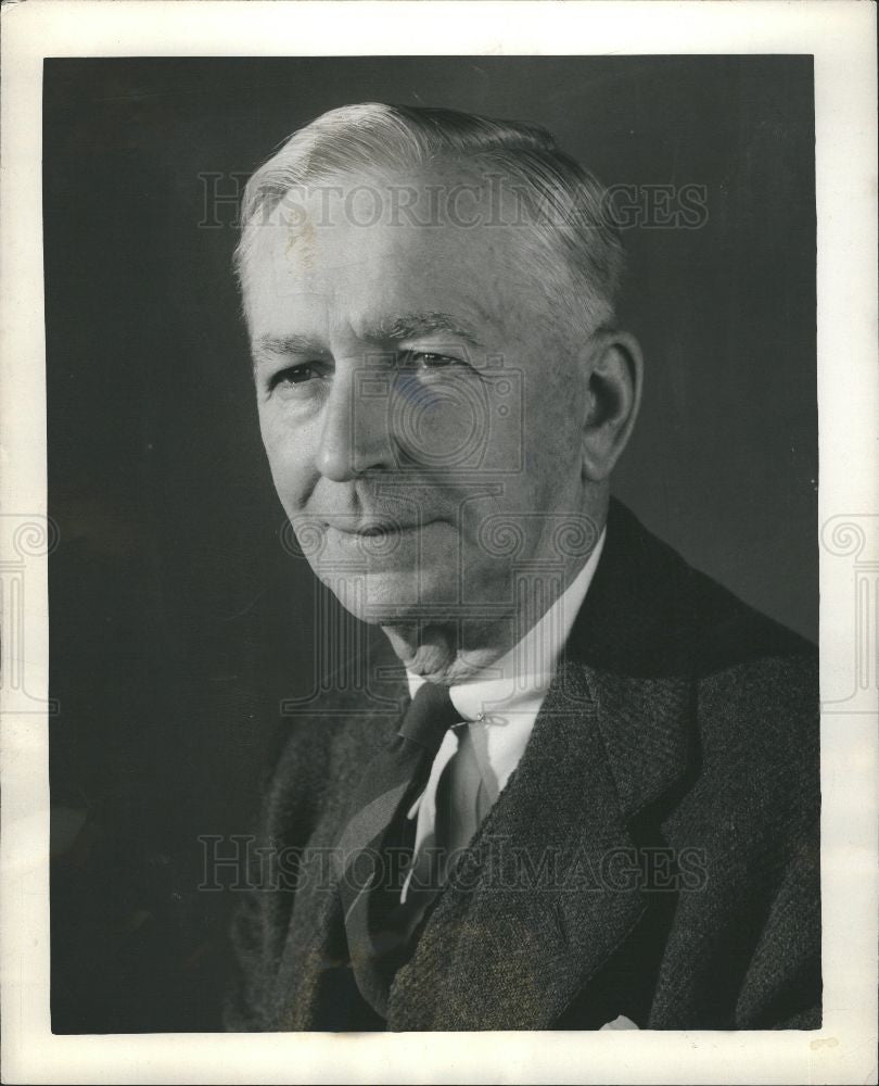 1942 Press Photo Cornelius D Tomy WJR Free Press - Historic Images