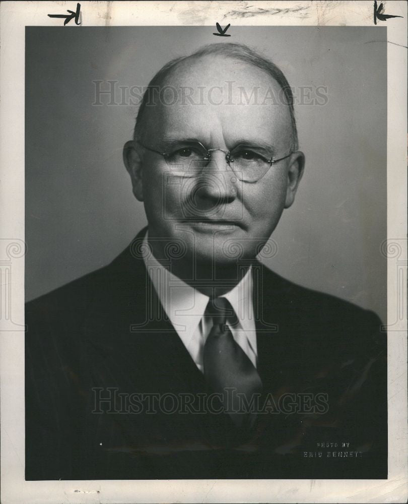 1952 Press Photo Robert M. Toms, Retired Judge - Historic Images