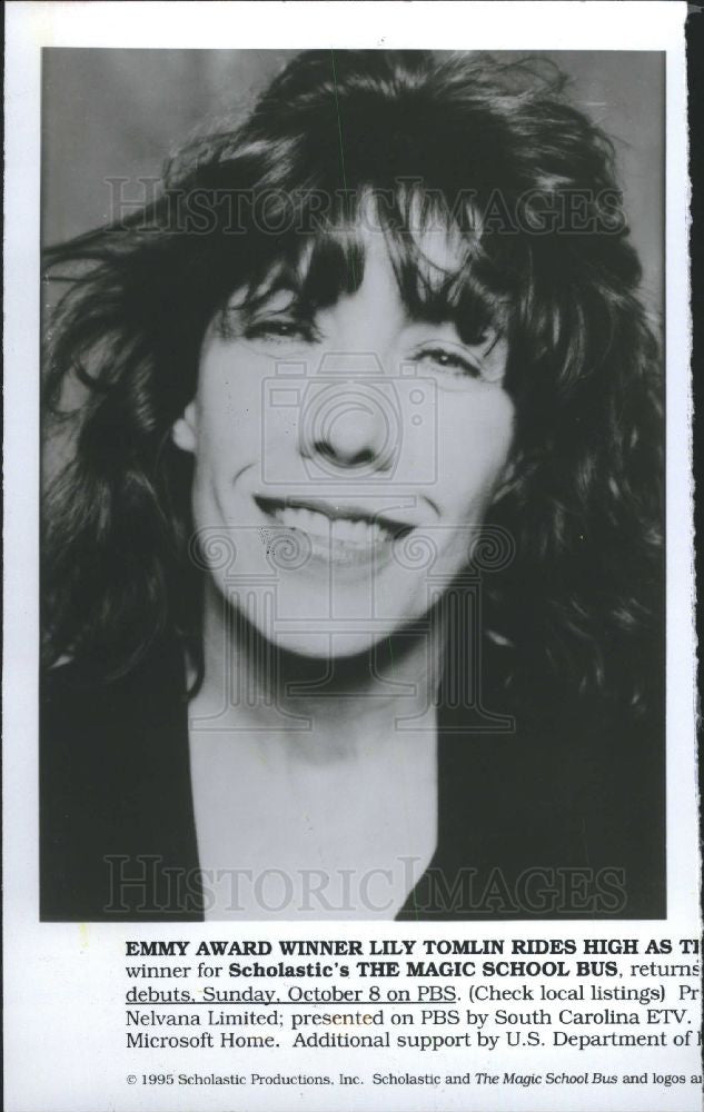 Press Photo Lily Tomlin Voice Magic School Bus - Historic Images