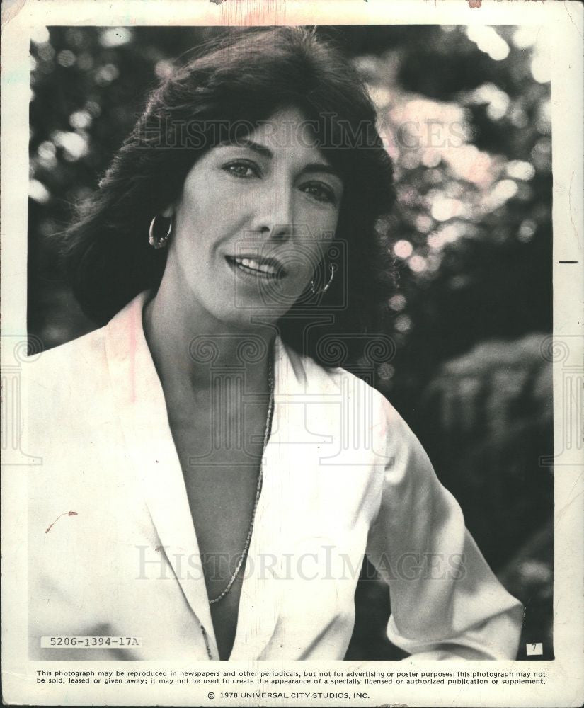 1978 Press Photo Lily Tomlin Actress Comedian Writer - Historic Images