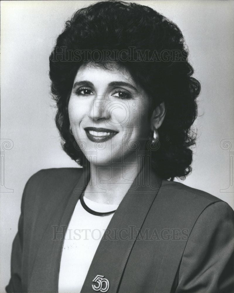 1992 Press Photo Teresa Tomeo Reporter - Historic Images