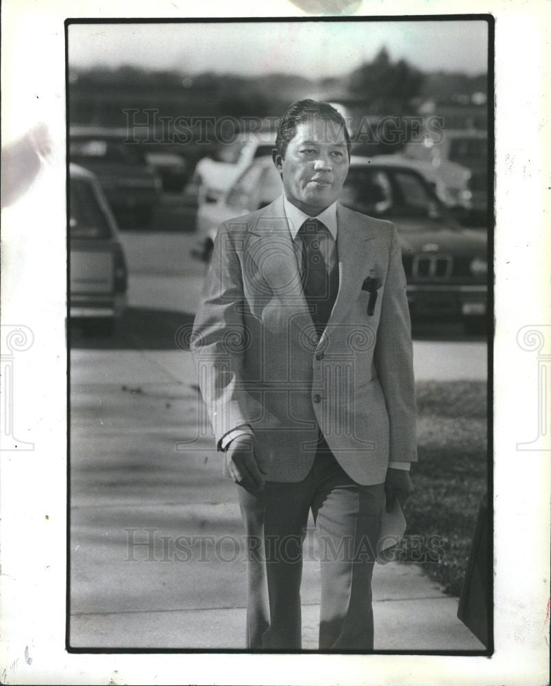 1987 Press Photo Joseph Tombo psychiatrist abuse - Historic Images