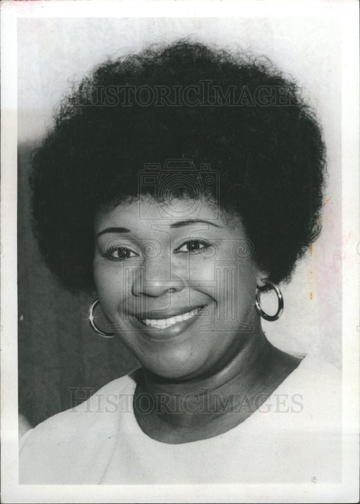 1982 Press Photo Barbara Rose Collins politician U.S - Historic Images