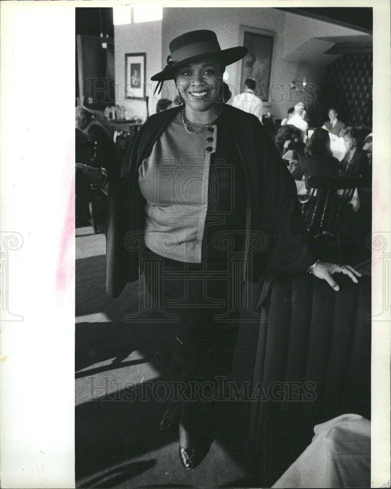 1985 Press Photo Barbara Rose Collins Council Women - Historic Images