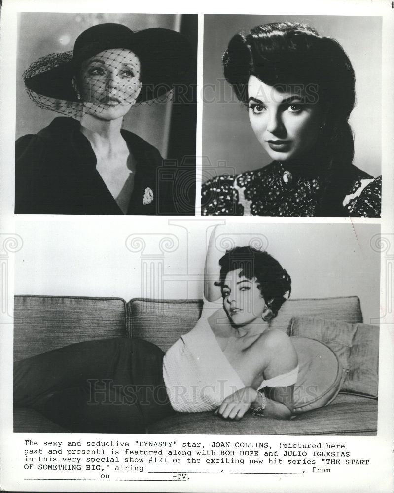 Press Photo Joan Henrietta Collins, OBE actress - Historic Images
