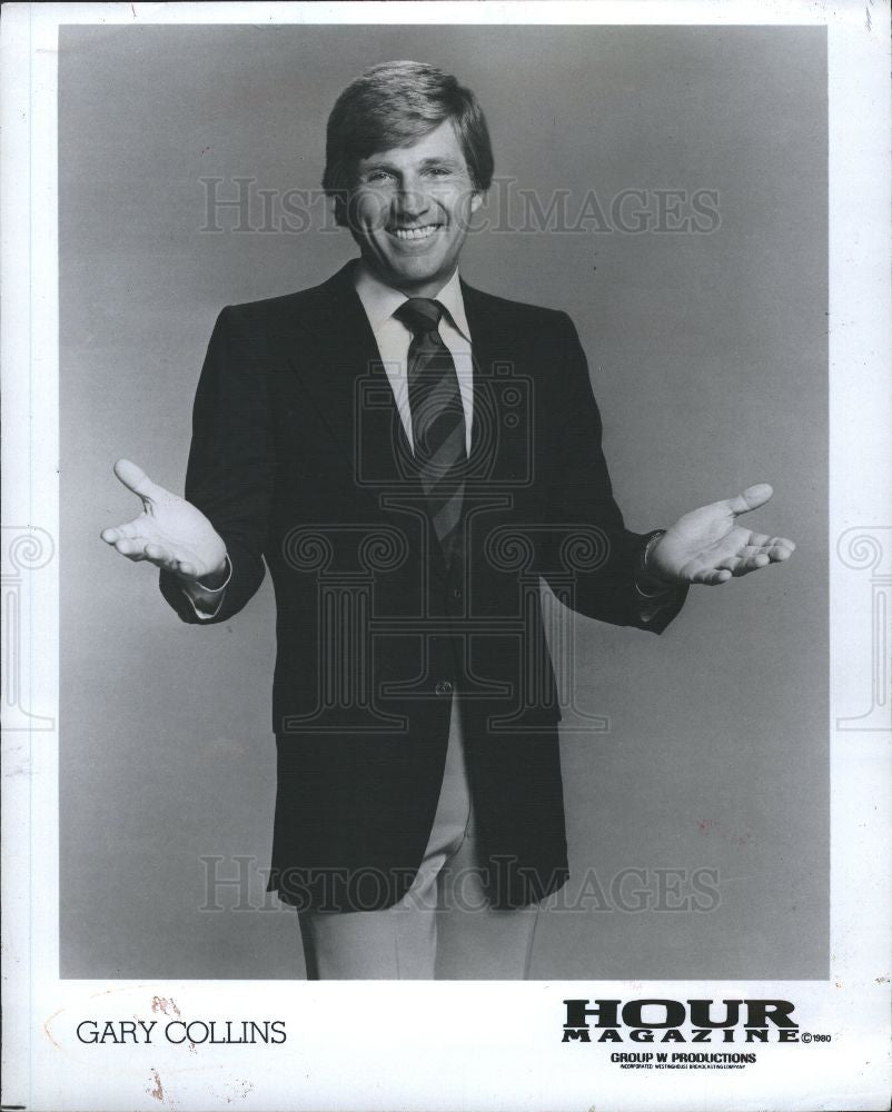 1992 Press Photo Gary Collins film television performer - Historic Images