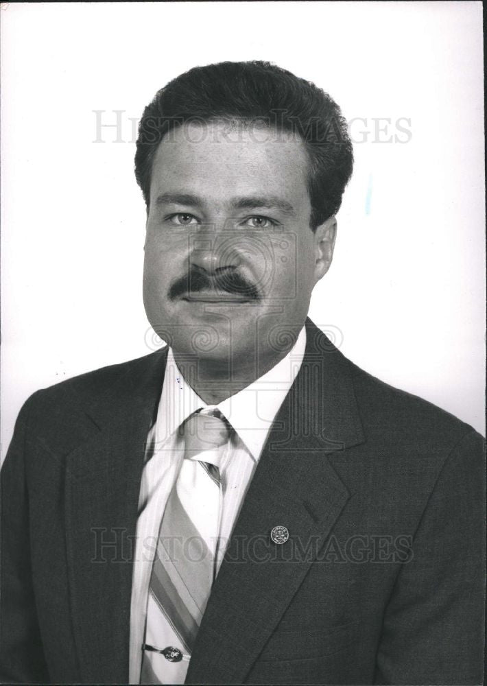 1983 Press Photo Fred Collins Michigan Representative - Historic Images