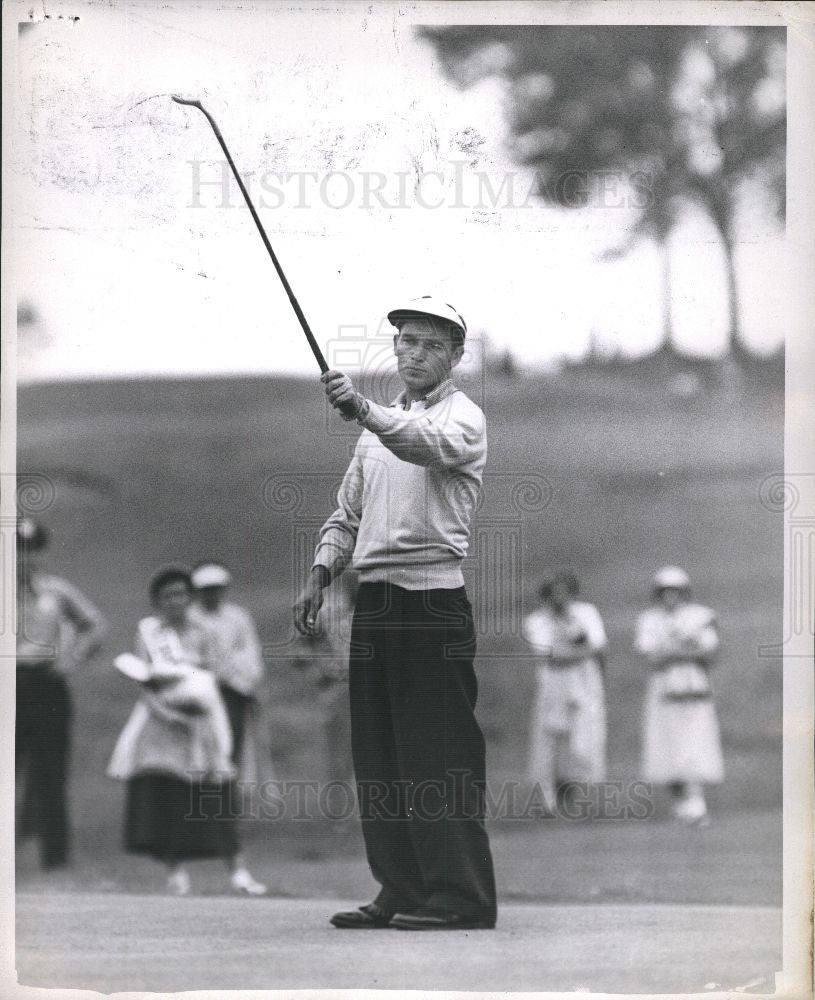 1953 Press Photo Felice Terza Golf Player - Historic Images