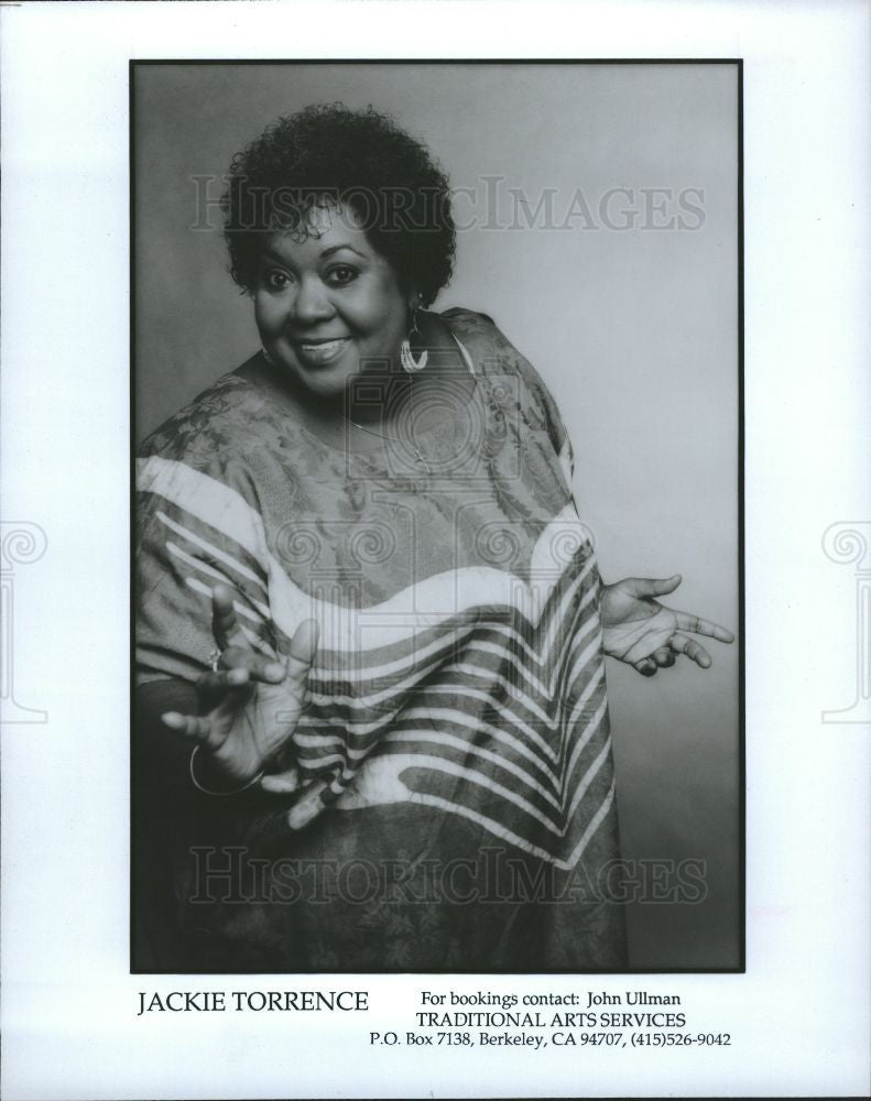 1990 Press Photo Jackie Torrence Story Teller - Historic Images