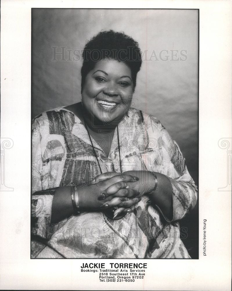 1988 Press Photo Jackie Torrence, storyteller - Historic Images