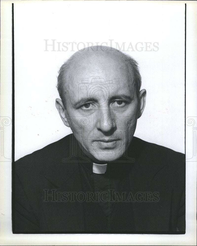 1980 Press Photo Rev George Torok Catholic New York - Historic Images