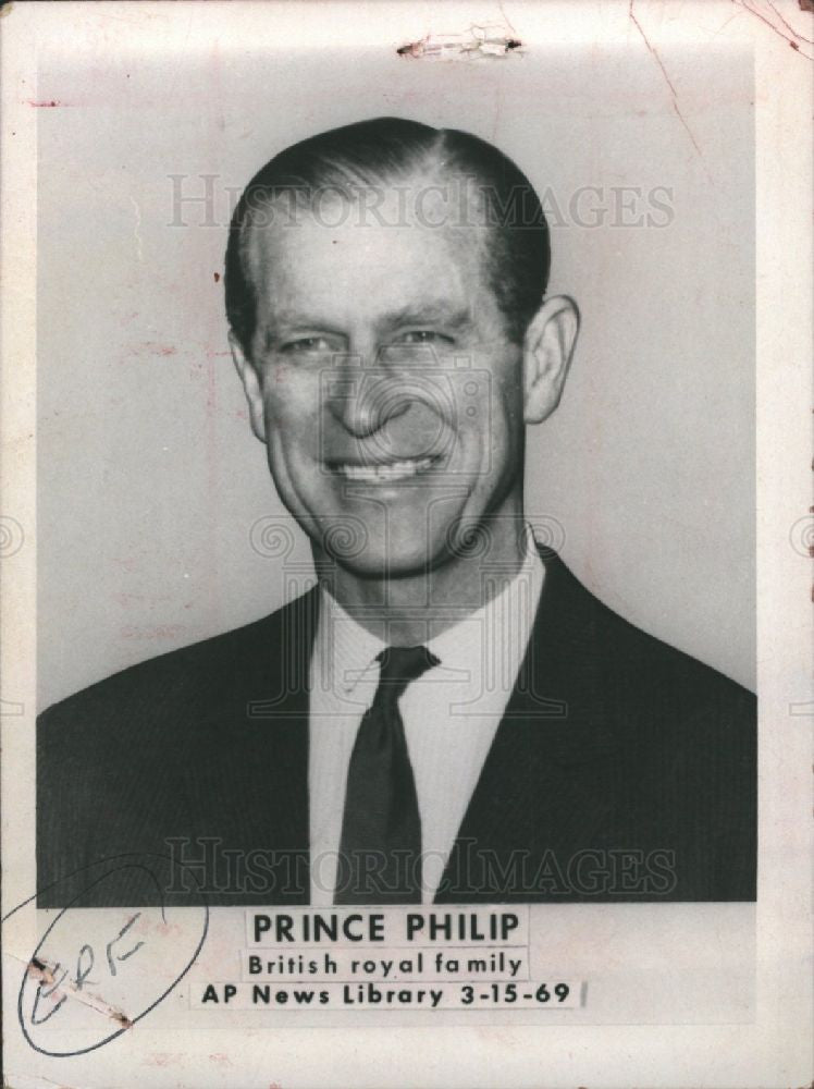 1969 Press Photo Prince Philip - Historic Images