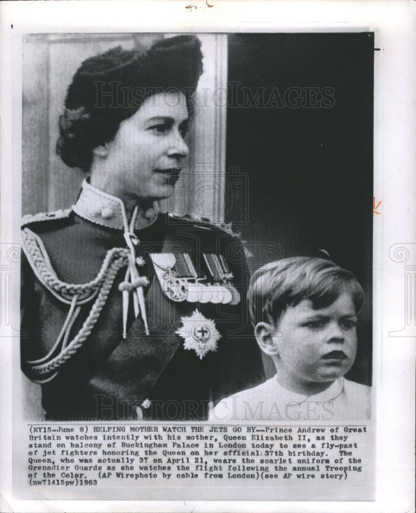 1963 Press Photo Prince Andrew Elizabeth II Third Son - Historic Images