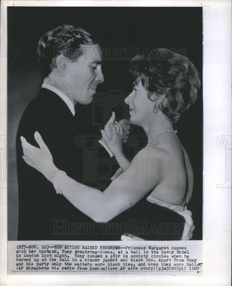 1960 Press Photo Tony Armstrong-Jones Princess Margaret - Historic Images