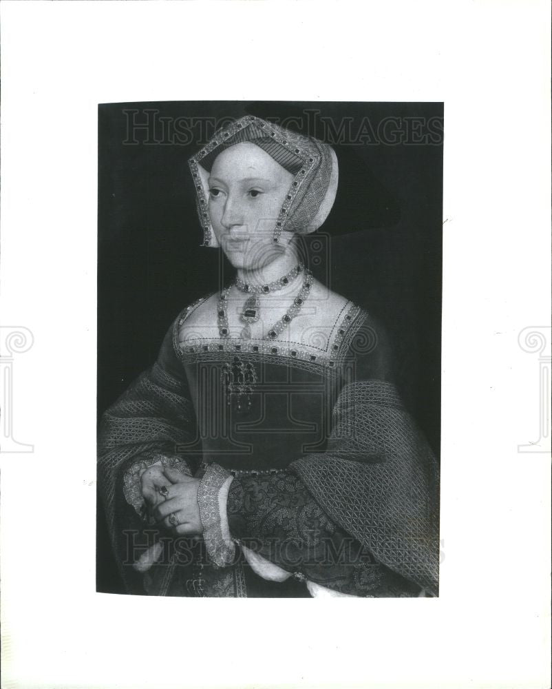 1992 Press Photo Jane Seymour Henry VIII 3rd wife died - Historic Images
