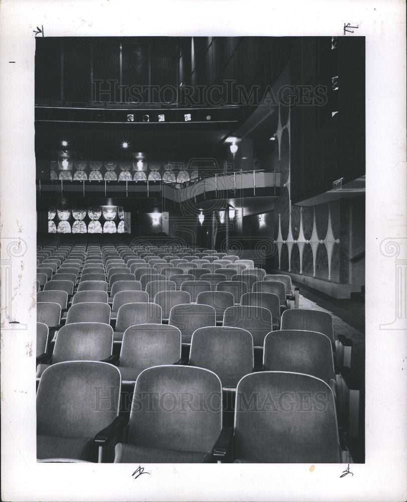 1963 Press Photo Fisher Building and Theatre Complex - Historic Images