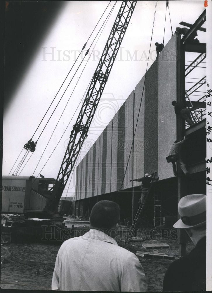 1958 Press Photo Federal Stores construction - Historic Images