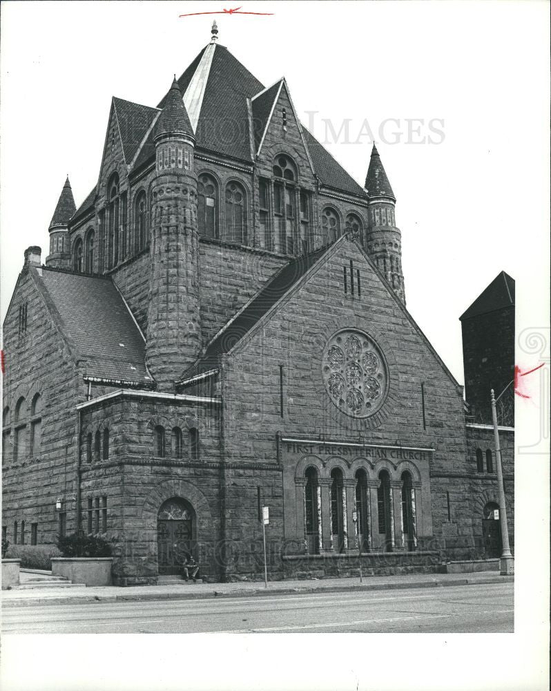 1982 Press Photo First Presbyterian Church Detroit - Historic Images