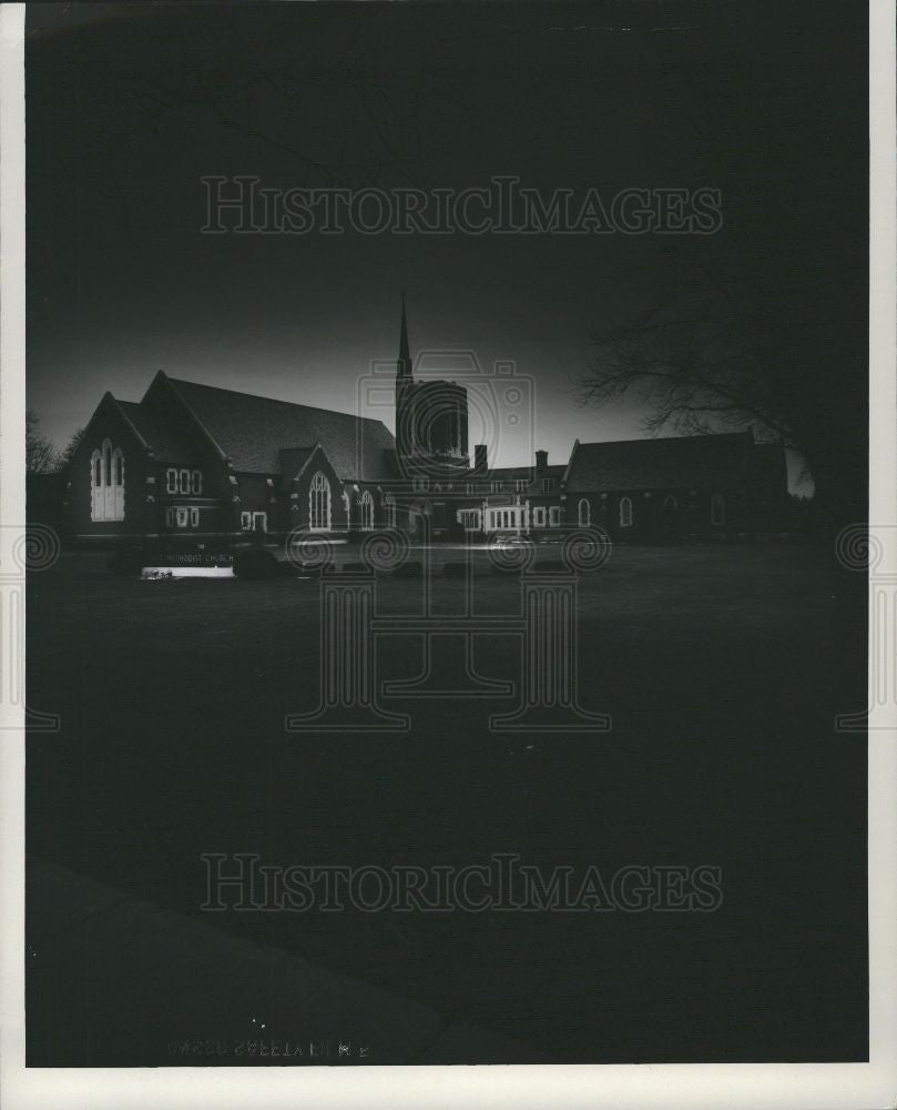 1964 Press Photo First Methodist Church Birmingham - Historic Images